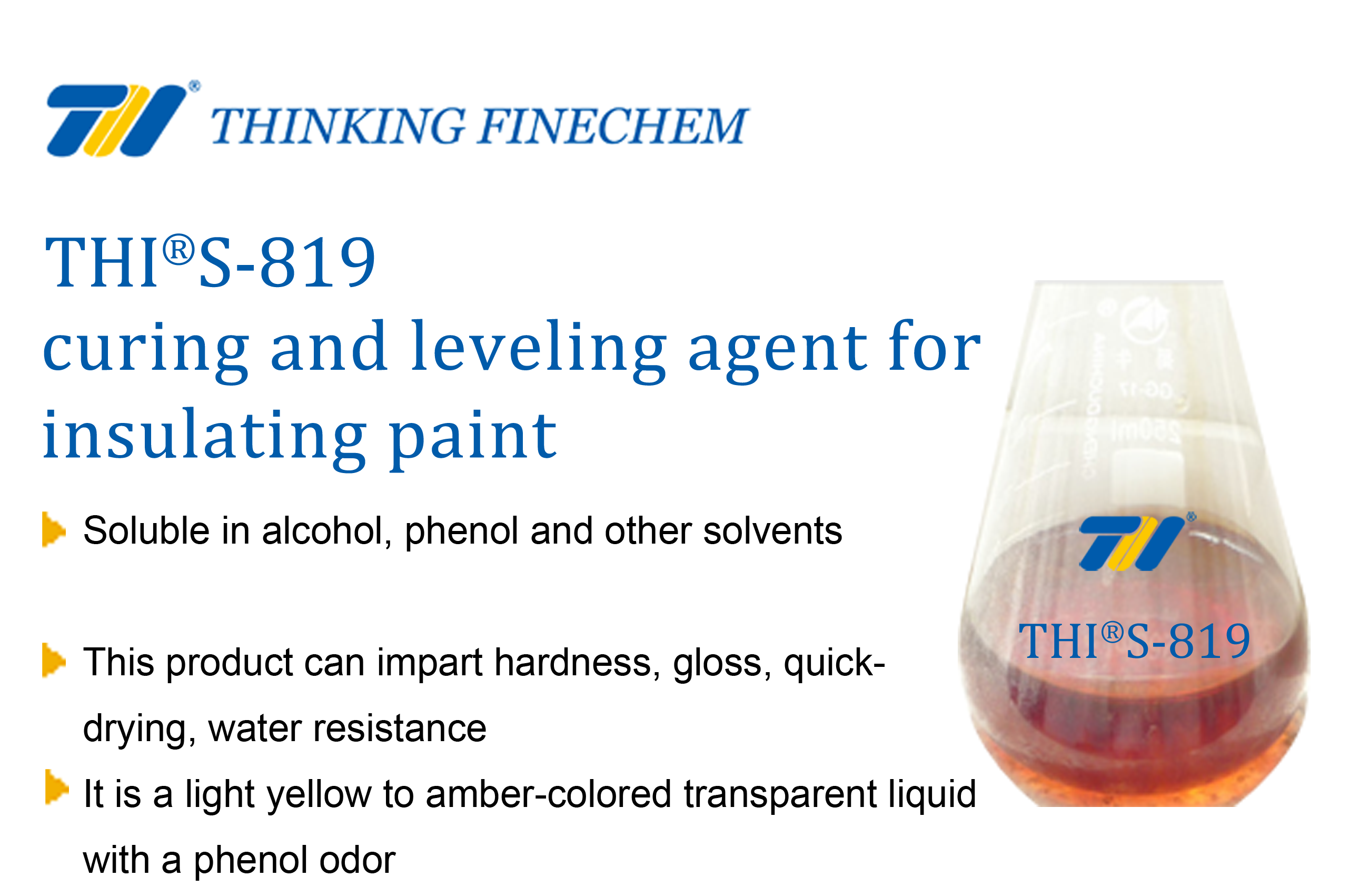 THIS-819 curing and leveling agent for insulating paint 